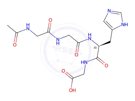 Chemical structure of (S)-5-((1H-Imidazol-4-yl)methyl)-4,7,10,13-tetraoxo-3,6,9,12-tetraazatetradecan-1-oic acid