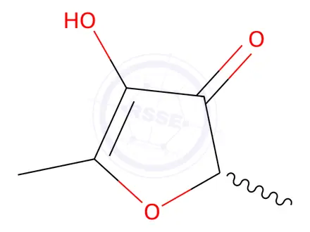 Chemical structure of 2,5-DIMETHYL-4-HYDROXY-3(2H)-FURANONE
