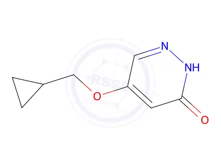 Chemical structure of 5-(Cyclopropylmethoxy)pyridazin-3(2H)-one