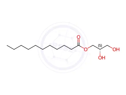 Chemical structure of Monoundecanoin(C11:0)
