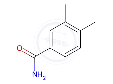 Chemical structure of 3,4-Dimethylbenzamide