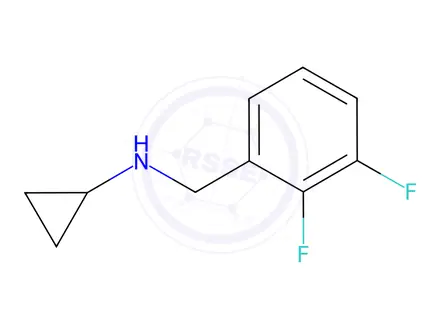 Chemical structure of n-(2,3-Difluorobenzyl)cyclopropanamine