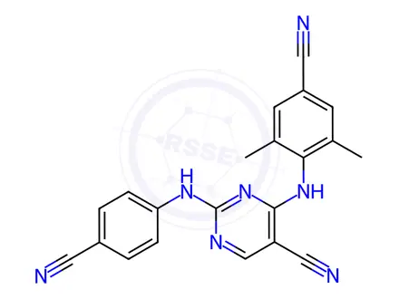 Chemical structure of Dapivirine Impurity 135