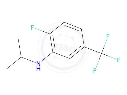 Chemical structure of 2-Fluoro-N-isopropyl-5-(trifluoromethyl)aniline