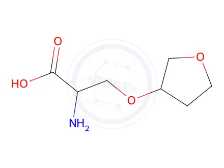 Chemical structure of o-(Tetrahydrofuran-3-yl)serine