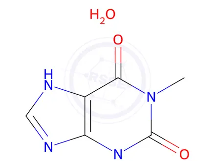 Chemical structure of 1,3-Dimethyl-1H-purine-2,6(3H,7H)-dione hydrate