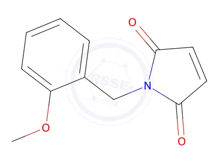 Chemical structure of 1-[(2-methoxyphenyl)methyl]-2,5-dihydro-1H-pyrrole-2,5-dione