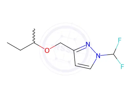 Chemical structure of 3-(sec-butoxymethyl)-1-(difluoromethyl)-1H-pyrazole
