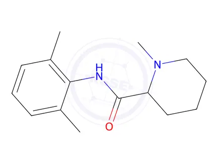 Chemical structure of Mepivacaine