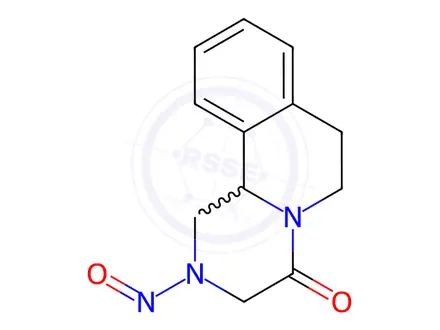 Chemical structure of N-Nitroso Praziquanamine