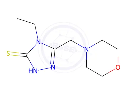 Chemical structure of 4-Ethyl-5-(4-morpholinylmethyl)-4h-1,2,4-triazole-3-thiol