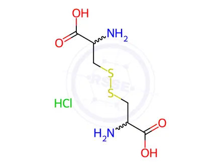 Chemical structure of 3,3'-Disulfanediylbis(2-aminopropanoic acid) hydrochloride