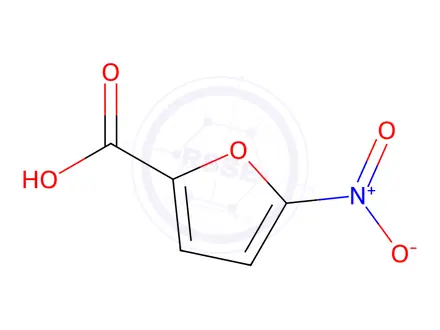 Chemical structure of 5-Nitro-2-furoic acid