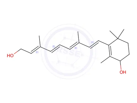 Chemical structure of 4-Hydroxyretinol