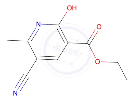 Chemical structure of Ethyl 5-Cyano-2-hydroxy-6-methylpyridine-3-carboxylate