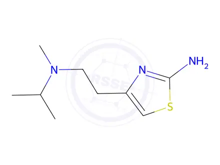 Chemical structure of 4-(2-(Isopropyl(methyl)amino)ethyl)thiazol-2-amine