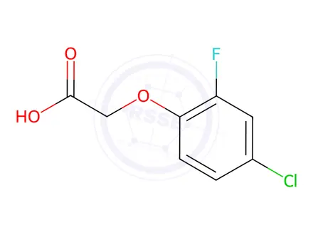 Chemical structure of 2-(4-Chloro-2-fluorophenoxy)acetic acid