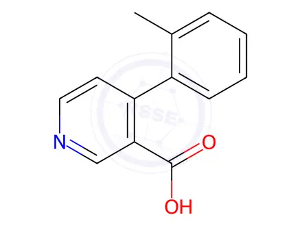 Chemical structure of 4-(o-tolyl)Nicotinic acid