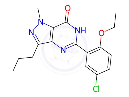Chemical structure of Sildenafil Impurity 358