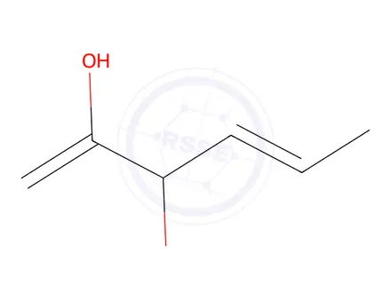 Chemical structure of 1,4-Hexadiene-2,3-diol (9CI)