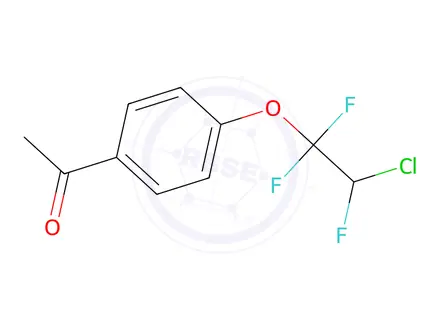 Chemical structure of 1-[4-(2-CHLORO-1,1,2-TRIFLUORO-ETHOXY)-PHENYL]-ETHANONE