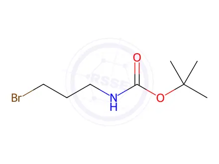 Chemical structure of 3-(tert-Butoxycarbonylamino)propyl Bromide