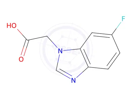 Chemical structure of 2-?6-Fluoro-1H-benzo[d]imidazol-1-yl?acetic acid