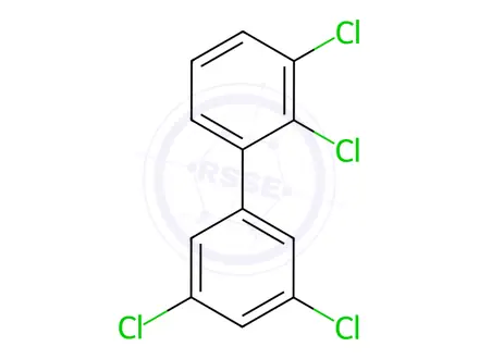 Chemical structure of 2,3,3',5'-Tetrachlorobiphenyl