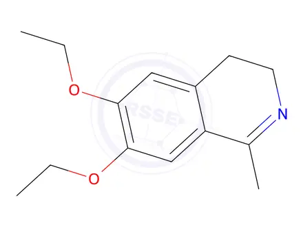 Chemical structure of 6,7-Diethoxy-1-methyl-3,4-dihydroisoquinoline