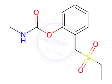 Chemical structure of Ethiofencarb Impurity 2 (Ethiofencarb Sulfone)