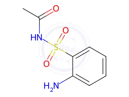 Chemical structure of Hydrochlorothiazide Related Compound (N-[(2-Aminophenyl)sulfonyl] Acetamide)