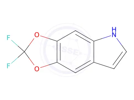Chemical structure of 2,2-difluoro-5H-[1,3]dioxolo[4,5-f]indole