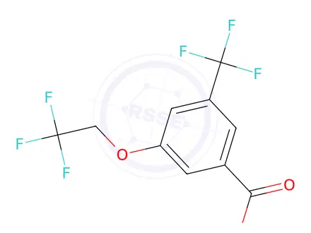 Chemical structure of 3-(2,2,2-Trifluoroethoxy)-5-(trifluoromethyl)benzoic acid