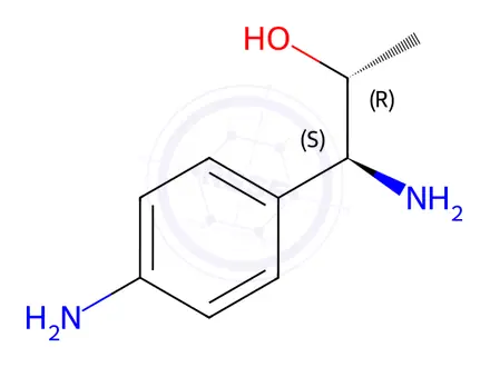 Chemical structure of (1S,2R)-1-AMINO-1-(4-AMINOPHENYL)PROPAN-2-OL