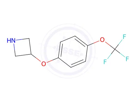 Chemical structure of 3-(4-(Trifluoromethoxy)phenoxy)azetidine