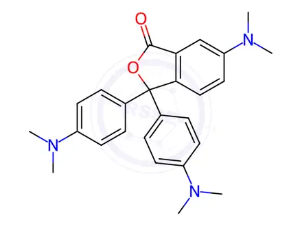 Chemical structure of Crystal Violet Lactone