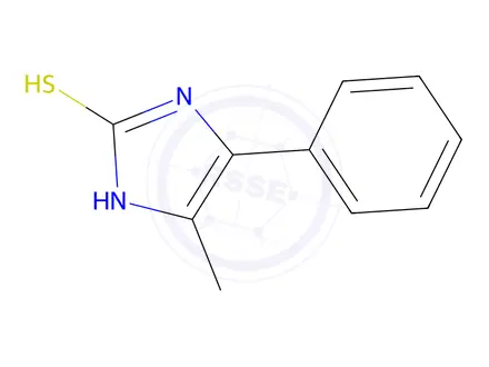 Chemical structure of 5-methyl-4-phenyl-1H-imidazole-2-thiol