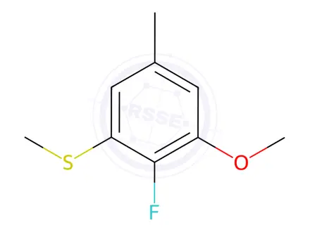 Chemical structure of (2-Fluoro-3-methoxy-5-methylphenyl)(methyl)sulfane