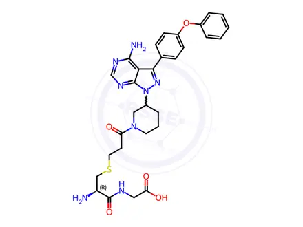 Chemical structure of Ibrutinib Impurity 418