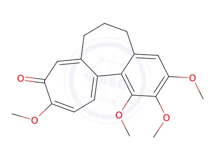 Chemical structure of desacetamidocolchicine
