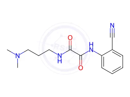 Chemical structure of N1-(2-Cyanophenyl)-N2-(3-(dimethylamino)propyl)oxalamide