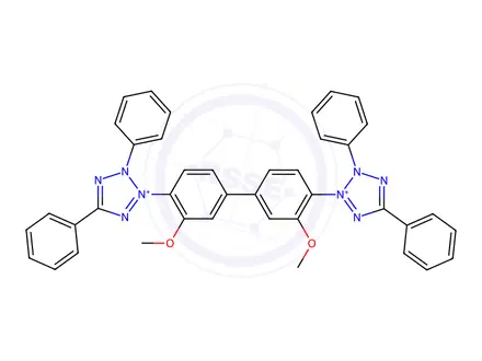 Chemical structure of Tetrazole Blue