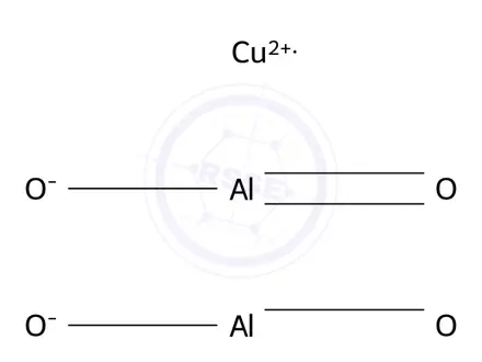 Chemical structure of Copper Aluminum Oxide (Technical Grade)