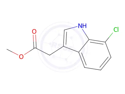 Chemical structure of Methyl 7-Chloroindole-3-acetate