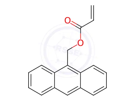 Chemical structure of 9-Anthracenylmethyl acrylate