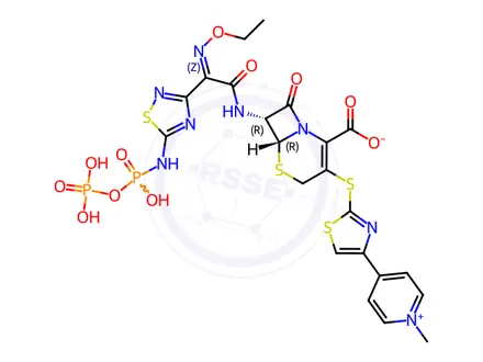Chemical structure of Ceftaroline Fosamil Impurity 59