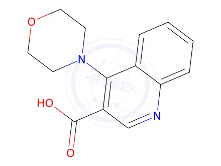 Chemical structure of 4-Morpholin-4-ylquinoline-3-carboxylic Acid