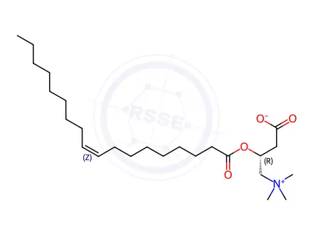 Chemical structure of Oleoyl-L-carnitine Solution in Methanol