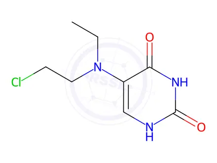 Chemical structure of Uracil Mustard Impurity 2