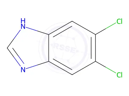 Chemical structure of 5,6-Dichlorobenzimidazole